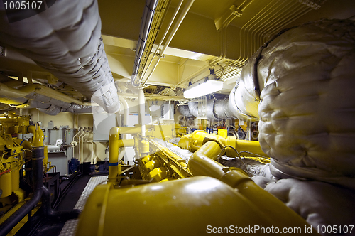 Image of Tugboat Engine Room