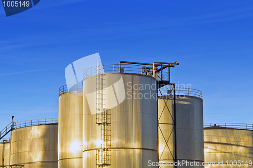 Image of Stainless steel industrial Silos