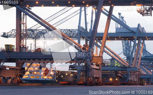 Image of Container terminal Cranes