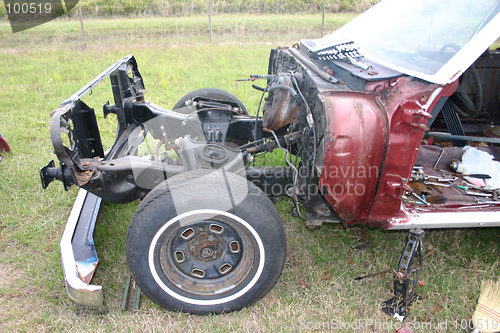 Image of Stripped Front End Car