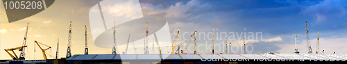 Image of Cranes skyline