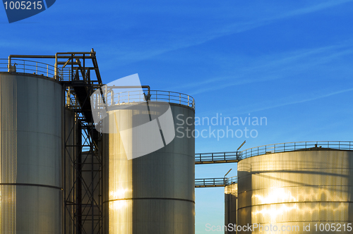 Image of Stainless steel industrial Silos