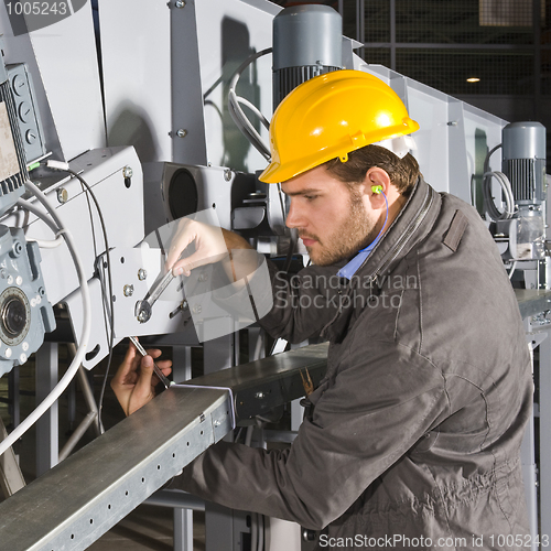 Image of Maintenance engineer at work