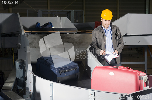 Image of Luggage check at the Airport