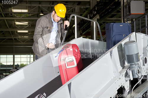 Image of Conveyor belt check point