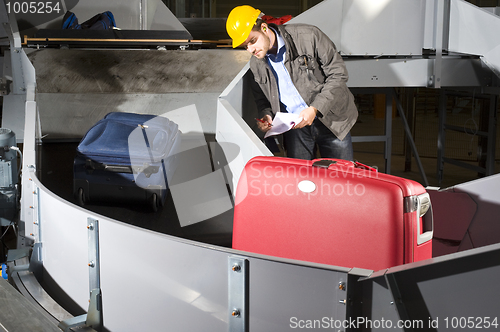 Image of Checking luggage