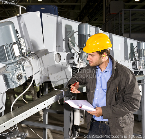 Image of Industrial equipment check