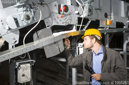 Image of Maintenance engineer at work