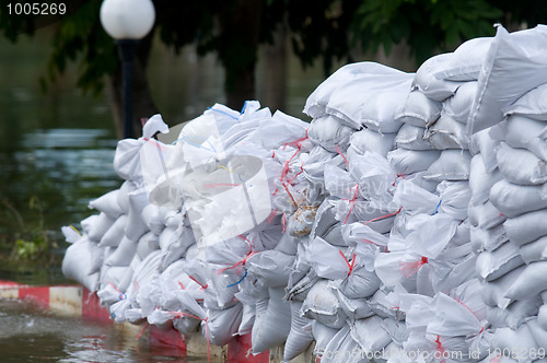 Image of Sandbags to prevent flooding