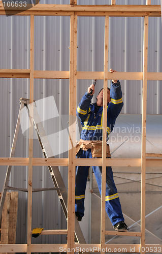 Image of Carpenter At Work