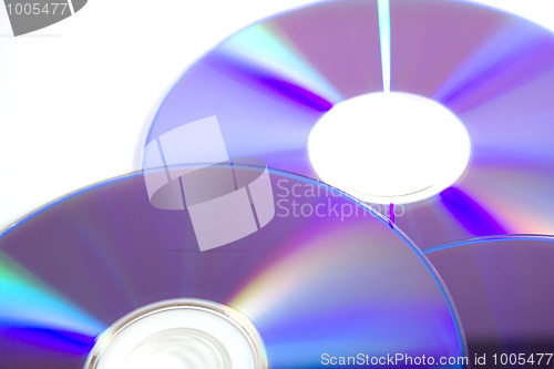 Image of CDs Close Up