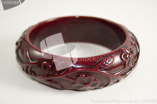 Image of Red Wooden Bracelet