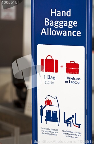 Image of Baggage allowance.