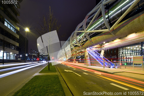 Image of Futuristic tram tube