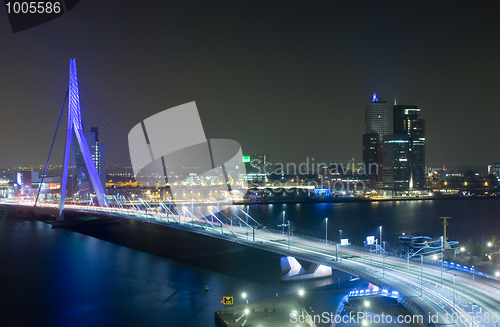 Image of Erasmus Bridge by Night