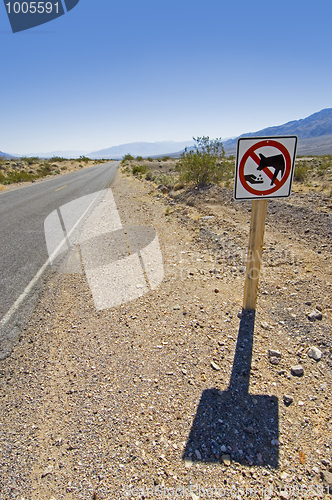 Image of Death Valley road sign