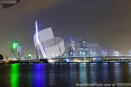 Image of Erasmus Bridge by Night