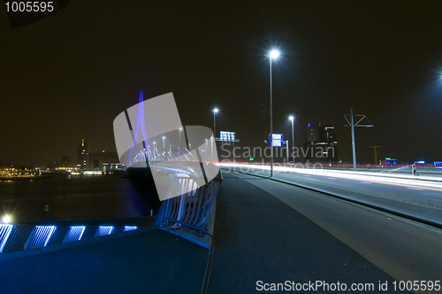 Image of Erasmus Bridge at Night