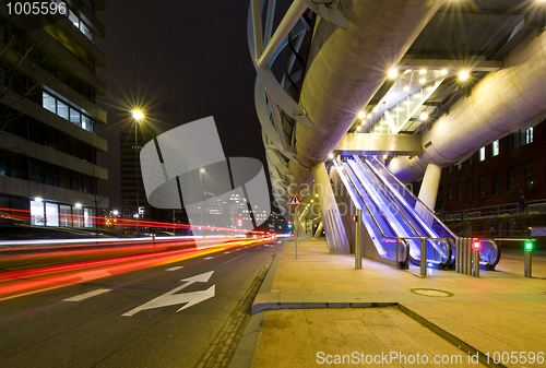 Image of Futuristic tram tube