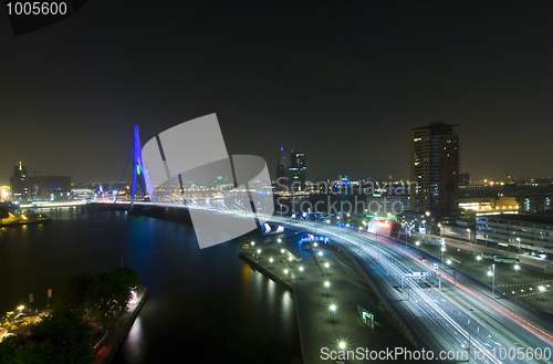 Image of Erasmus Bridge by Night