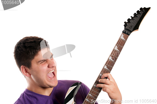 Image of Electric Guitar Player