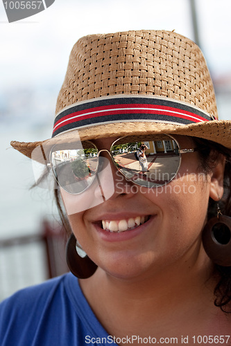 Image of Smiling Spanish Woman