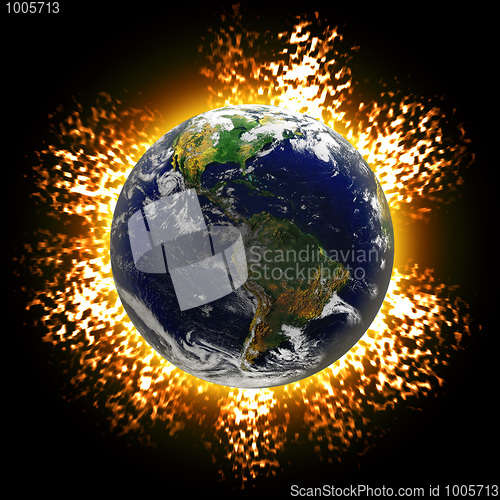 Image of Exploding Earth