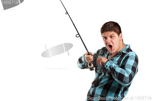 Image of Teenager Fishing 