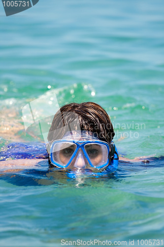 Image of Woman Snorkeling