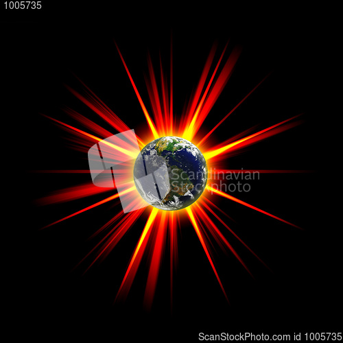 Image of Exploding Earth