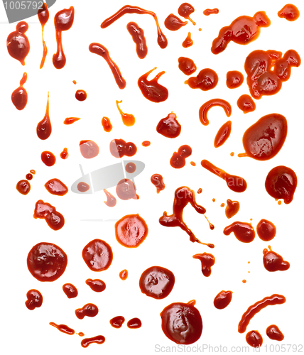 Image of Drops of ketchup