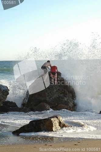 Image of Playing in Waves