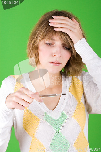 Image of woman with headache