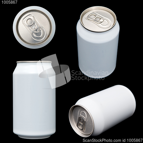 Image of Projections of a blank beverage can