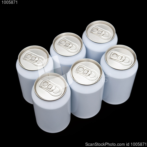 Image of sixpack beverage cans