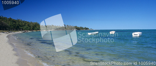 Image of Bras d'eau beach at Mauritius Island