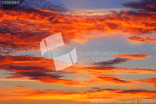 Image of Background of colourful sky.