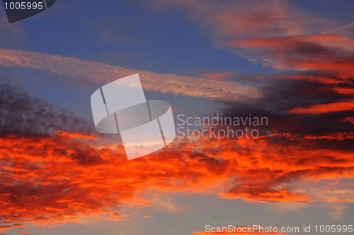 Image of Background of colourful sky.