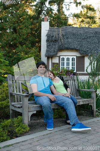 Image of Young Couple Resting