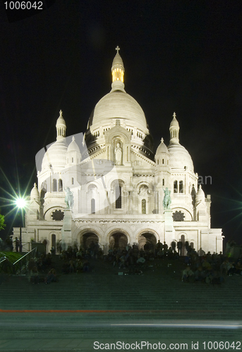 Image of The stairs of the SacrŽ Coeur