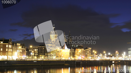 Image of Amsterdam by night