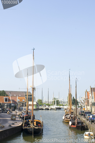 Image of Volendam inner harbor