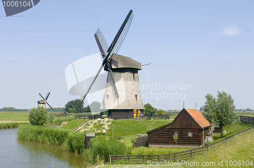 Image of Double Dutch windmills