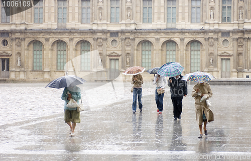 Image of Heavy Rain at the Louvre