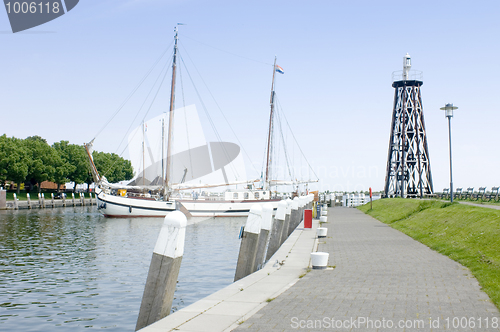 Image of Manouvering inside Enkhuizen Harbor