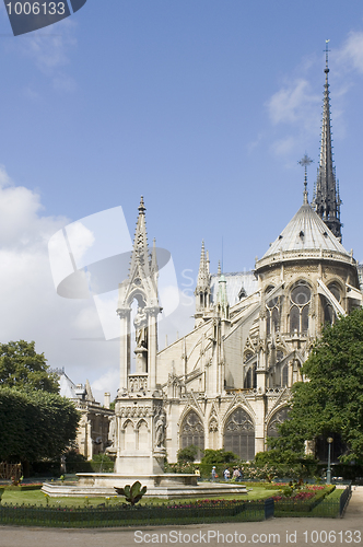 Image of Notre Dame rear gable