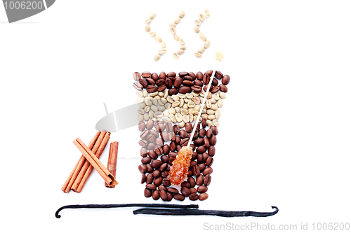 Image of cup of coffee with spices