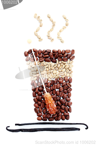 Image of cup of coffee with spices