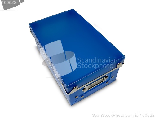 Image of Blue Plastic Box