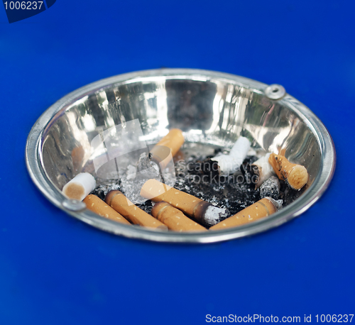 Image of Cigarettes in ashtray